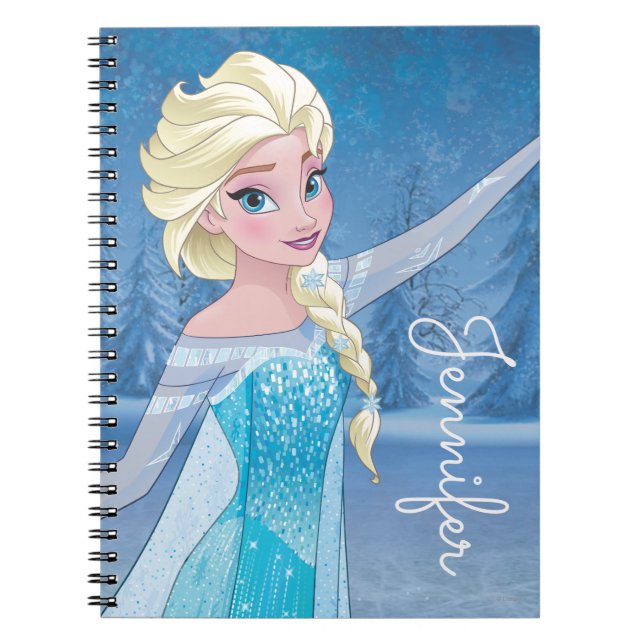 Elsa | Winter Magic - Personalized Notebook (Front)