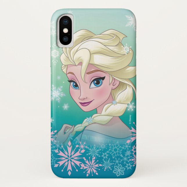 Elsa | Winter Portrait Case-Mate iPhone Case (Back)