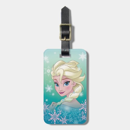 Elsa  Winter Portrait Luggage Tag