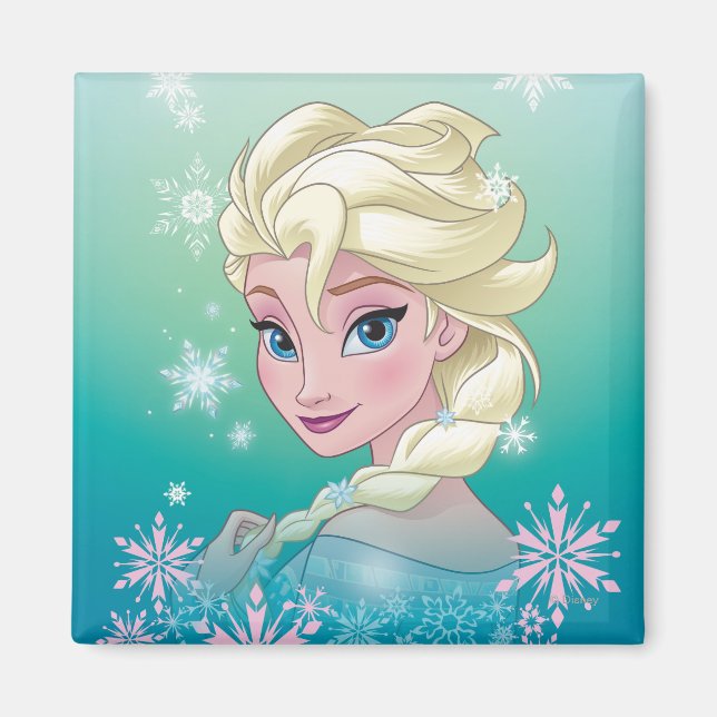 Elsa | Winter Portrait Magnet (Front)