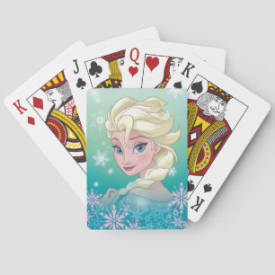 Elsa Winter Portrait Playing Cards