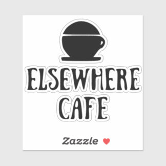 Elsewhere Cafe V1 Light Mode Sticker
