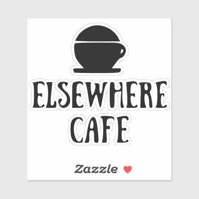 Elsewhere Cafe V1 Light Mode Sticker (Sheet)
