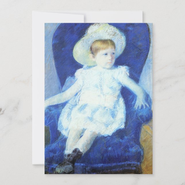 Elsie in a Blue Chair | Mary Cassatt (Front)