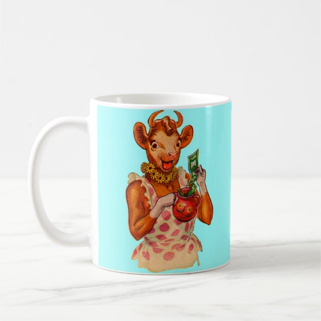 Elsie the Cow, money manager Coffee Mug (Left)