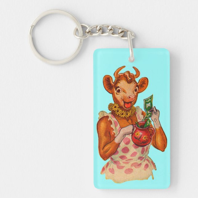 Elsie the Cow, money manager Keychain (Front)