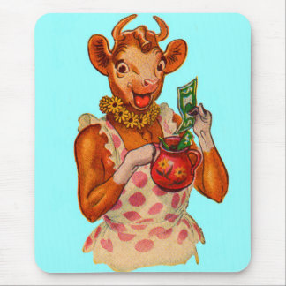 Elsie the Cow, money manager Mouse Pad