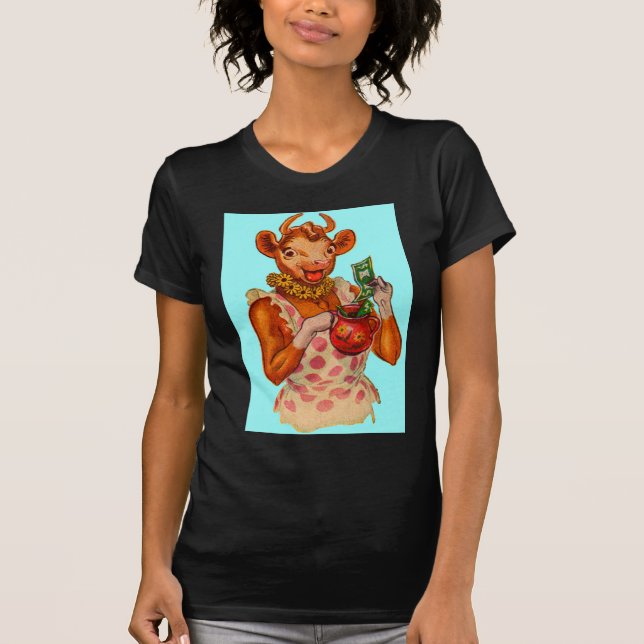 Elsie the Cow, money manager T-Shirt (Front)
