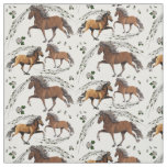 Elska and the Flowers Fabric