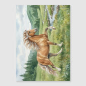 Elska Icelandic Horse Watercolor (Front)