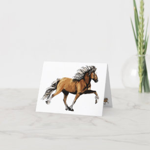 Elska in Tolt - Icelandic Thank you Card