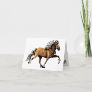 Elska in Tolt - Icelandic Thank you Card