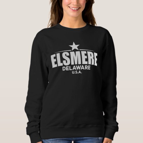 Elsmere Delaware Retro Vintage Sweatshirt