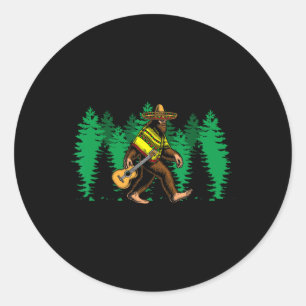 Elsquatcho Pancho Guardian Of The Desert Bigfoot S Classic Round Sticker
