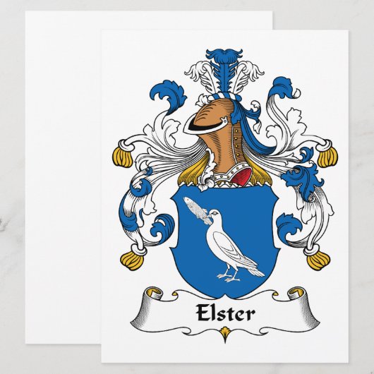 Elster Family Crest (Front/Back)
