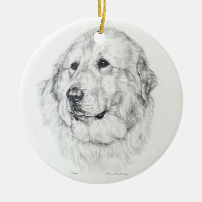 Elton Drawing Ornament (Front)