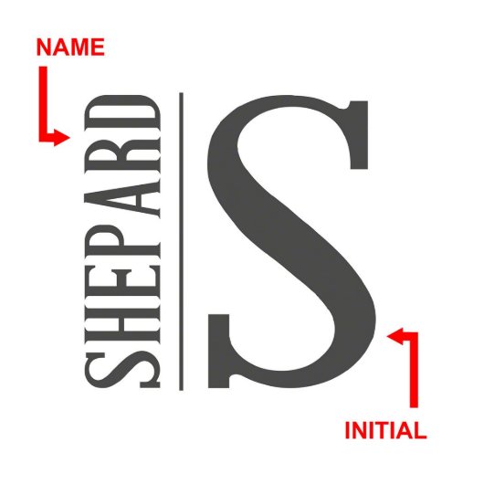 Elton Monogram Engraved Stemless Martini Glass (Design)