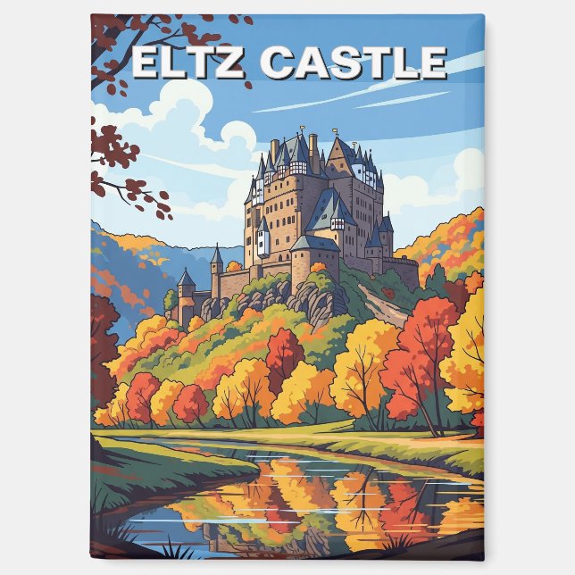Eltz Castle Germany Travel Magnet (Front)