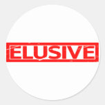 Elusive Stamp Classic Round Sticker