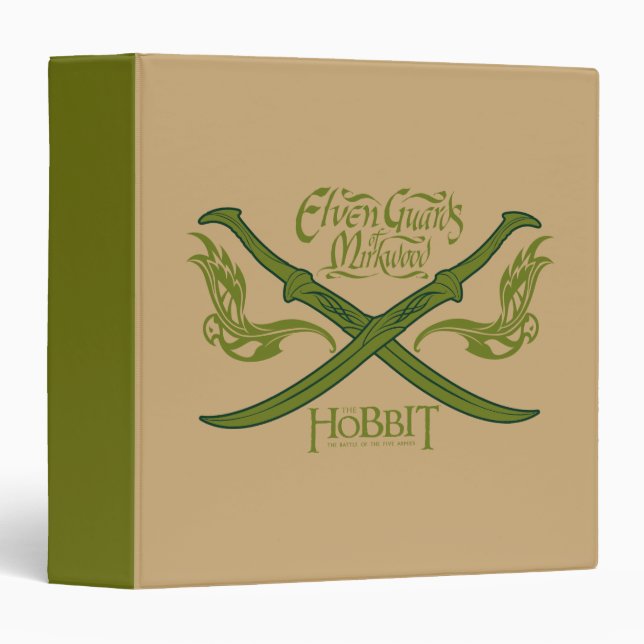 Elven Guards of Mirkwood Movie Icon 3 Ring Binder (Front/Spine)