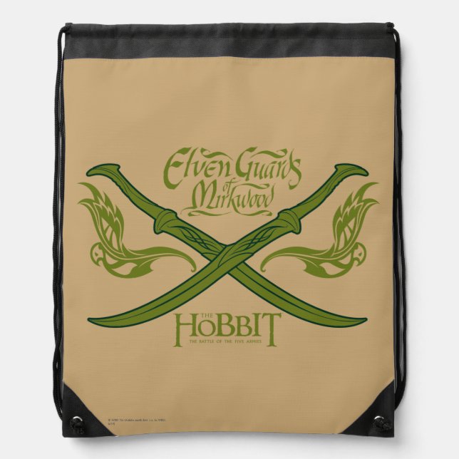 Elven Guards of Mirkwood Movie Icon Drawstring Bag (Front)