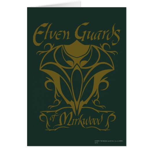 Elven Guards of Mirkwood Name Cards (Front)