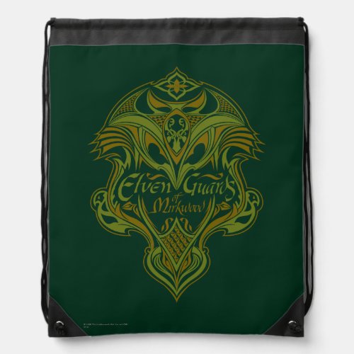 Elven Guards of Mirkwood Shield Icon Drawstring Bag