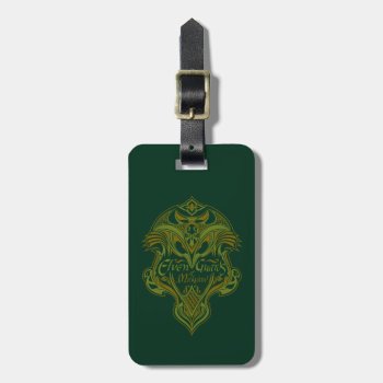 Elven Guards Of Mirkwood Shield Icon Luggage Tag by thehobbit at Zazzle