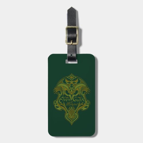 Elven Guards of Mirkwood Shield Icon Luggage Tag