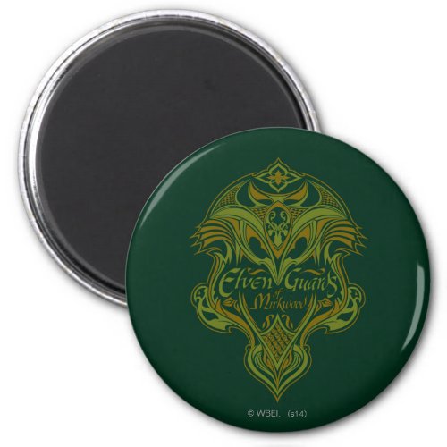 Elven Guards of Mirkwood Shield Icon Magnet