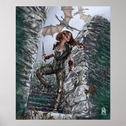 Elven Huntress Poster