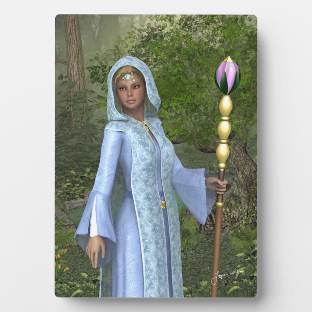 Elven Maiden Plaque (Front)