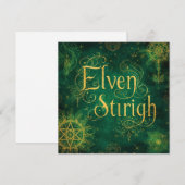Elven Stirigh – Sigils in Green (Front/Back)