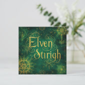 Elven Stirigh – Sigils in Green (Standing Front)