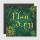 Elven Stirigh – Sigils in Green (Front/Back)