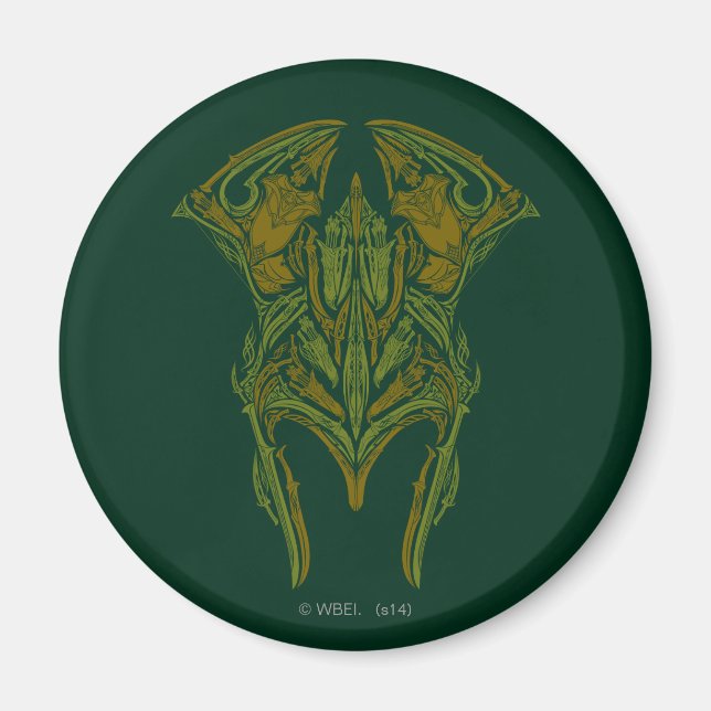 Elven Weapons Helmet Icon Magnet (Front)