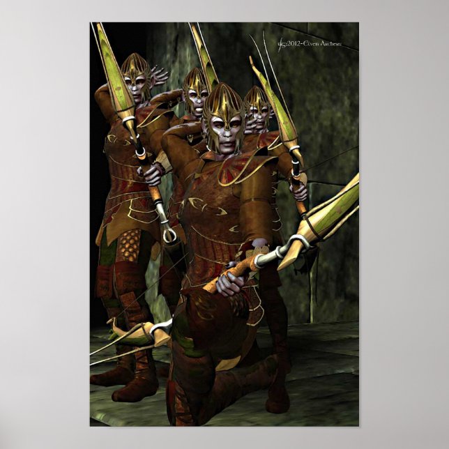 Elves Archer Patrol Poster (Front)