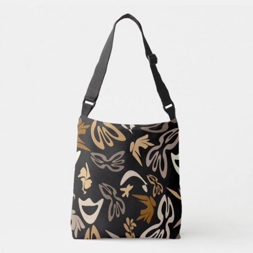 Elves Butterflies and Masks 2 Crossbody Bag