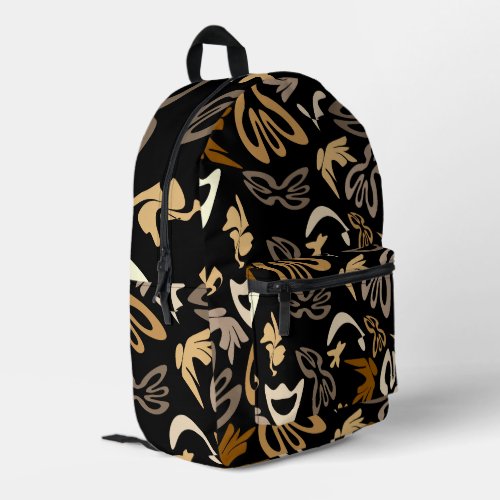 Elves Butterflies and Masks 2 Printed Backpack