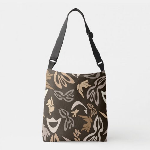 Elves Butterflies and Masks 3 Crossbody Bag