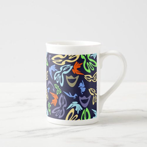 Elves Butterflies and Masks 4 Bone China Mug