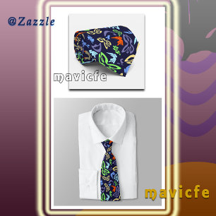 Elves, Butterflies and Masks 4 Neck Tie
