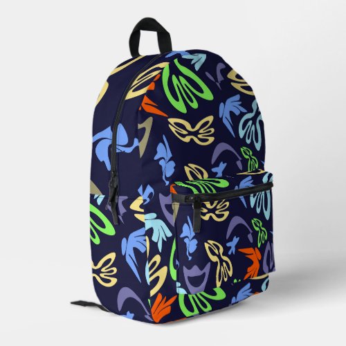 Elves Butterflies and Masks 4 Printed Backpack