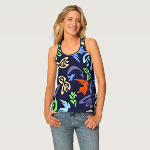 Elves Butterflies and Masks 4 Tank Top