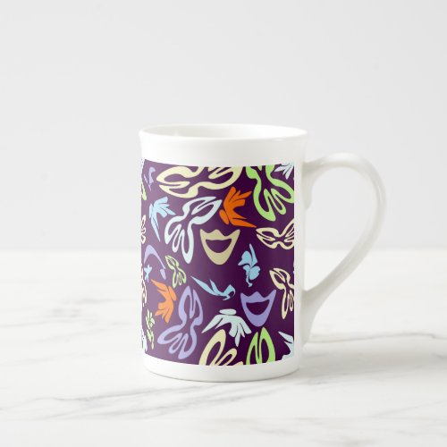 Elves Butterflies and Masks 5 Bone China Mug