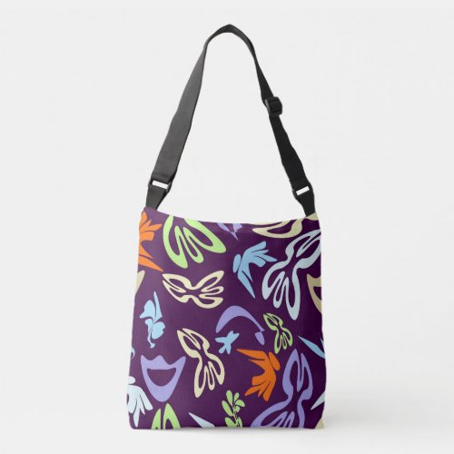 Elves Butterflies and Masks 5 Crossbody Bag