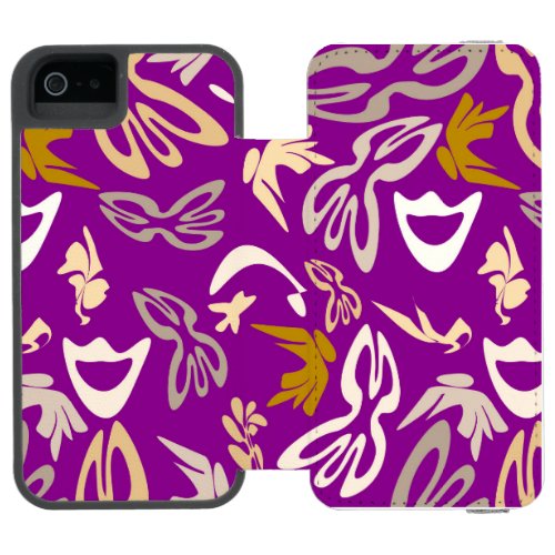 Elves Butterflies and Masks 6 iPhone SE55s Wallet Case