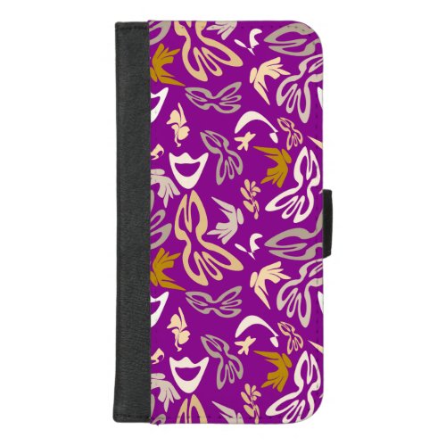 Elves Butterflies and Masks 6 iPhone 87 Plus Wallet Case