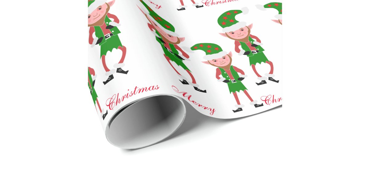 Elves Christmas Wrapping Paper Zazzle