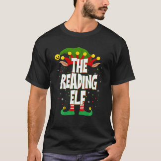 Elves Group The Reading Elf Christmas T-Shirt